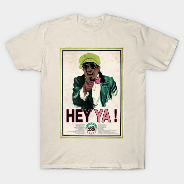 Hey Ya! T-Shirt by adslibitum